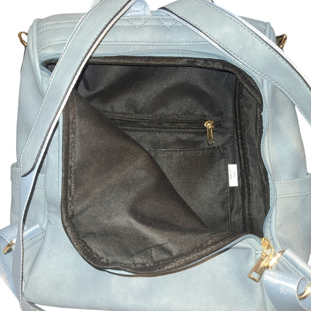 Chic Light Blue Backpack - image 3